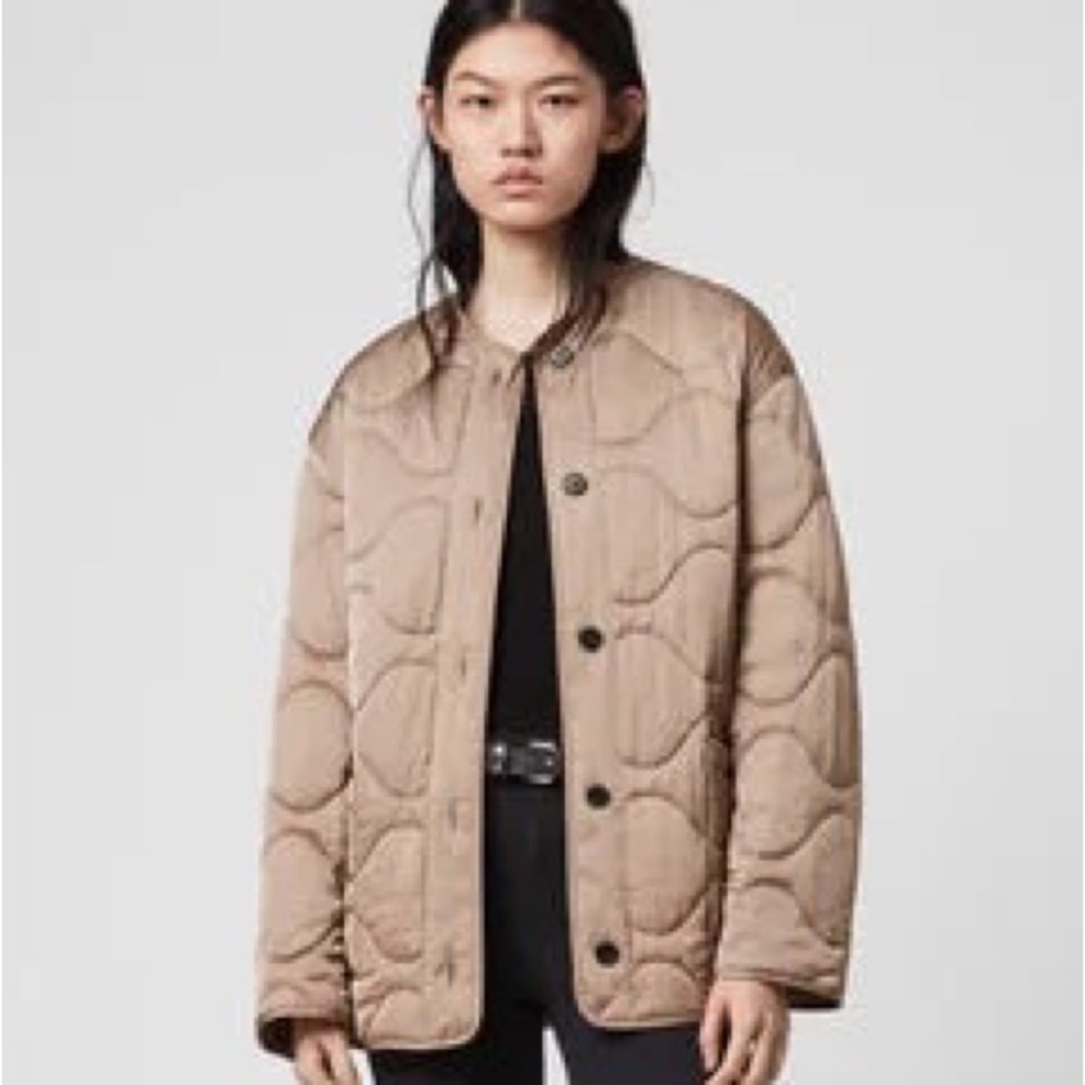 All Saints Hayes liner jacket - Blush